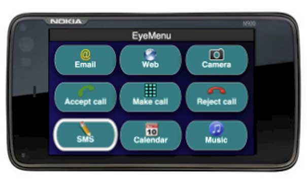 Nokia 880 con el sistema EyePhone