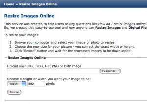 Resize Images Online