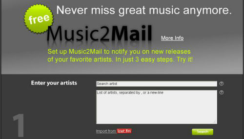 Music2Mail