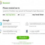 Remindr 150x150 Remindr para recordar eventos online