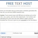 freetexthost 150x150 Free Text Host para crear notas de recordatorio online