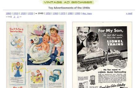 Vintage Ad Browser