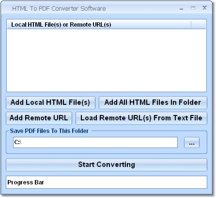 HTML To PDF Converter Software