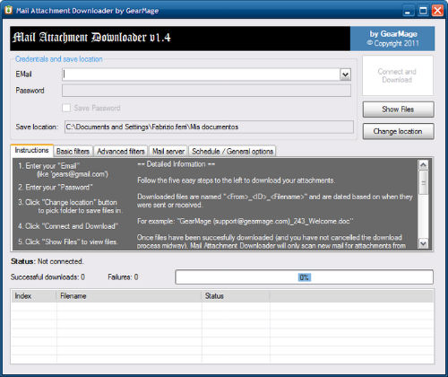 mail attachment downloader chtome