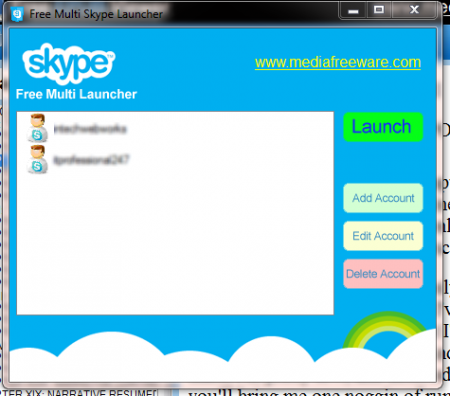 Free Multi Skype Launcher