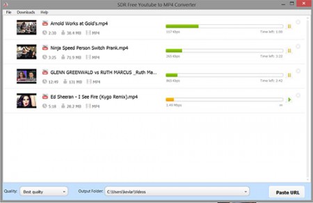 SDR Free Youtbe to MP4 Converter