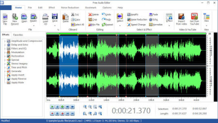 Free Audio Editor 2014