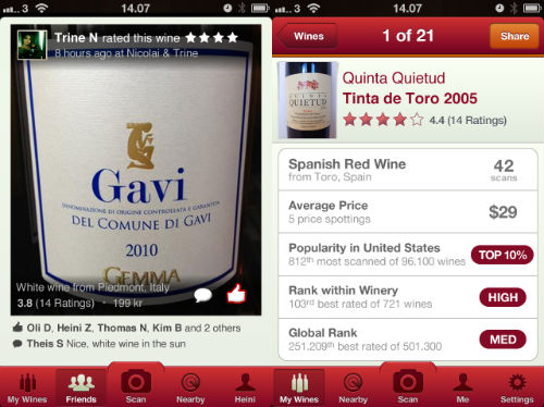 Vivino Wine App