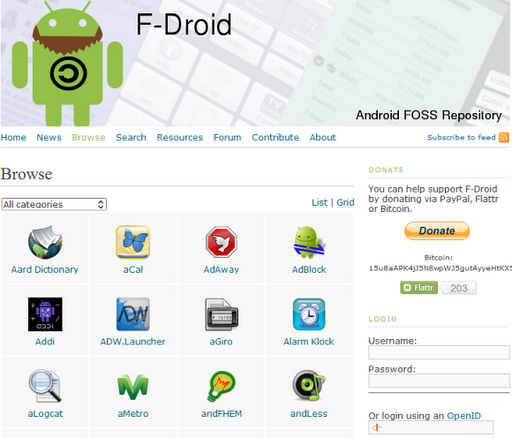 F-Droid.