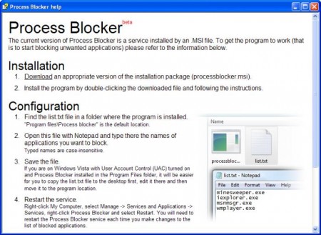 Process Blocker, bloquea ciertos programas en tu ordenador - Bloguit.com